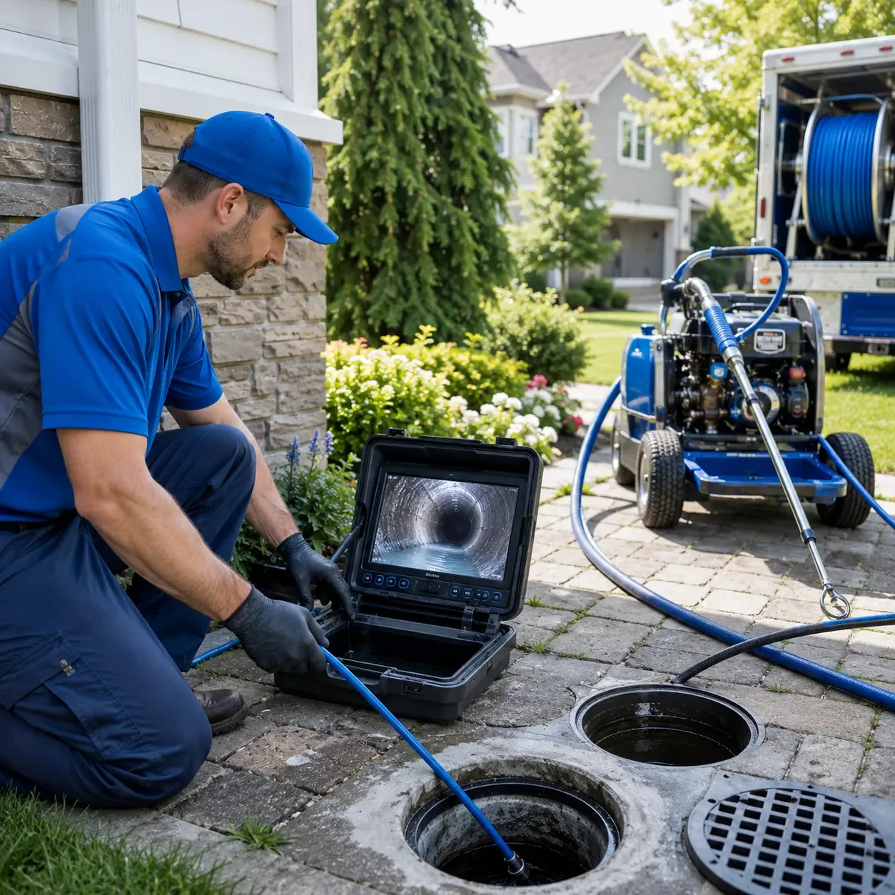 Outdoor drain cleaning professionals serving Olden, TX